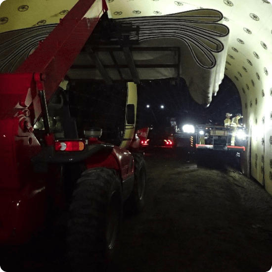 Ski-tunnelene vann og frostsikring